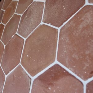 Carrelage en terre cuite / tomette