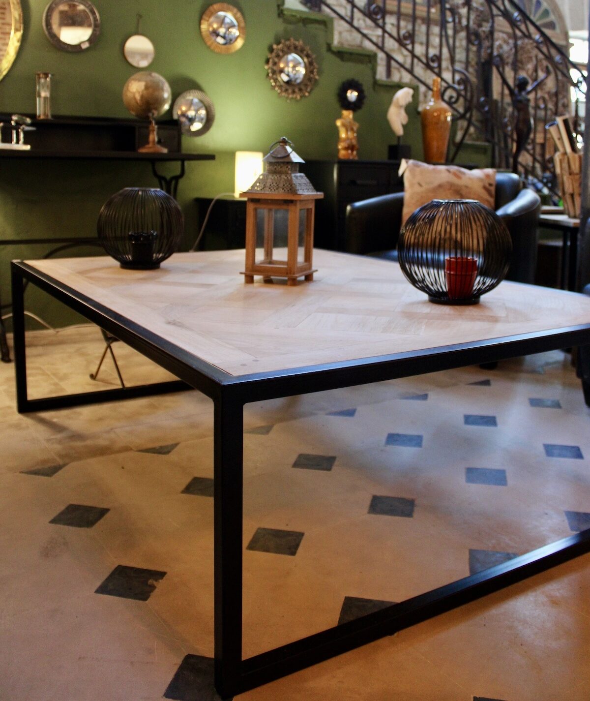 Versailles - Table basse en parquet de Versailles