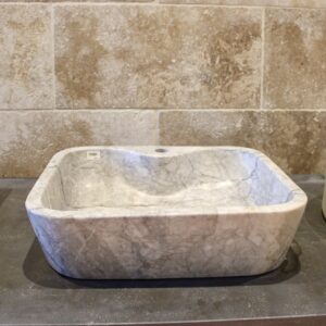 Vasque rectangulaire marbre
