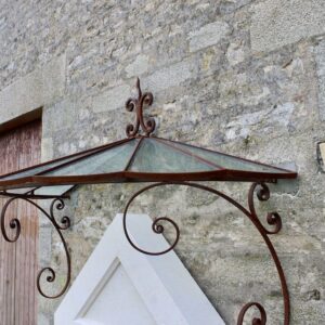 Marthe - Marquise éventail en fer forgé