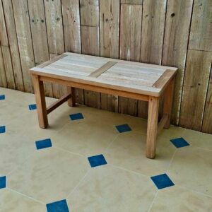 Louise - Table basse extérieur en bois teck