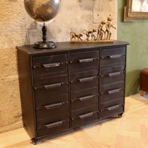 Commode 3 tiroirs 3 portes