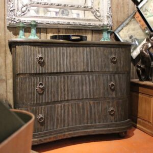 Commode 3 tiroirs en bois de manguier
