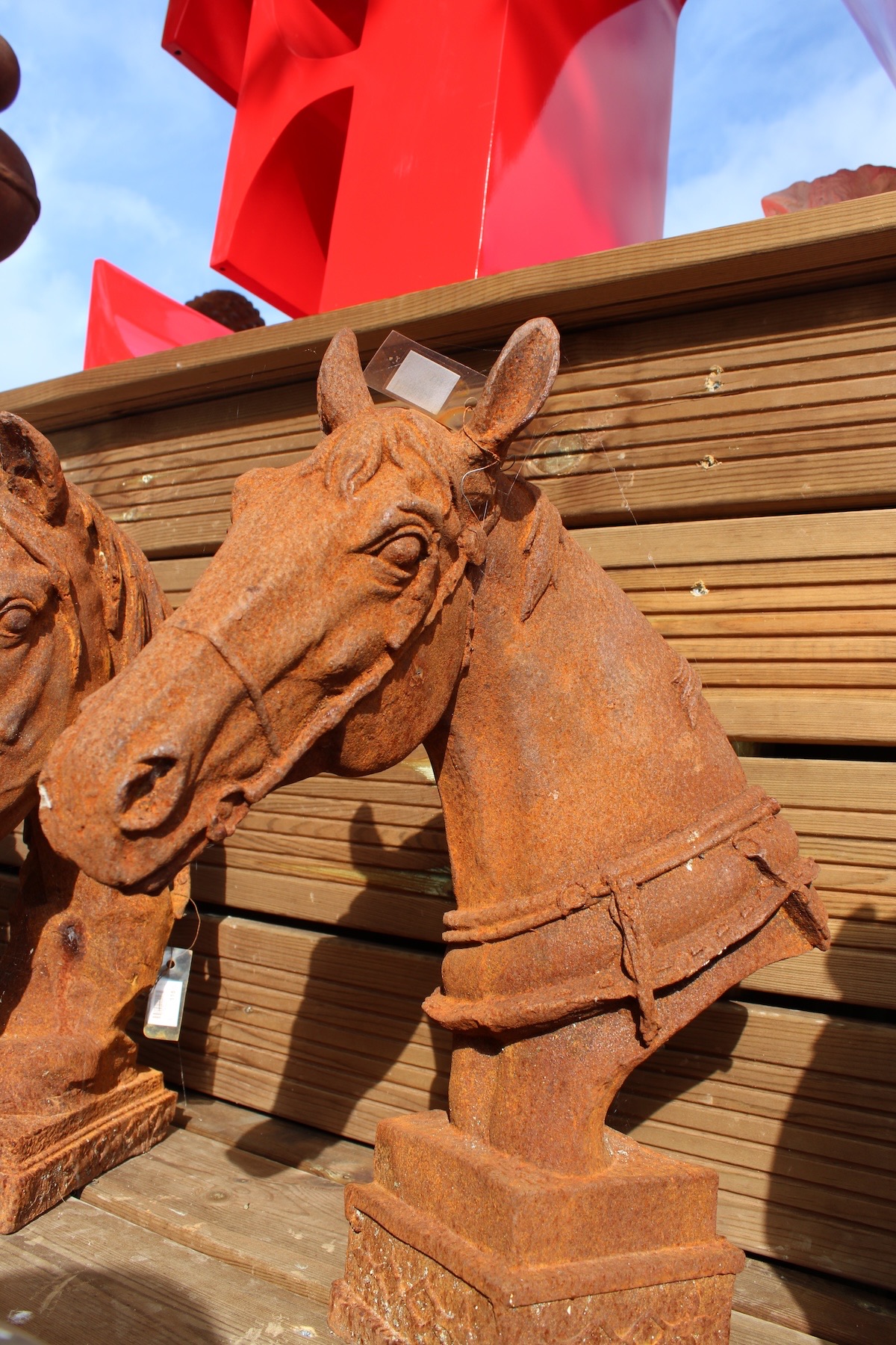 Poignée De Cravache Ancienne - Tête De Chien Sculptée En Bois Et Cuir - Équitation Vintage