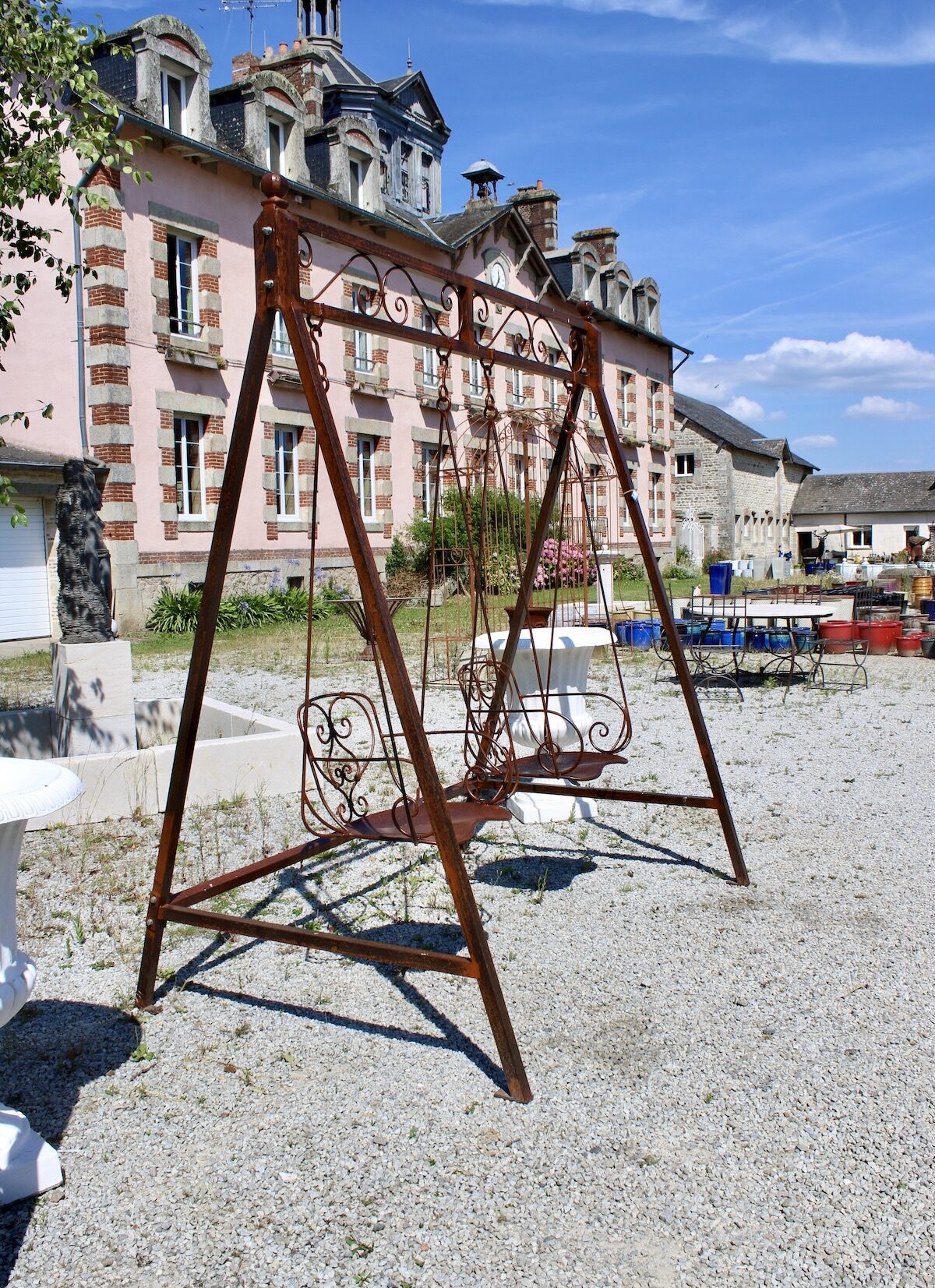 Balancelle en fer forgé