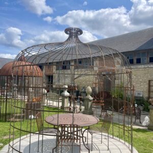 Gloriette ronde en fer forgé