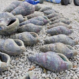 Grand coquillage en terre cuite