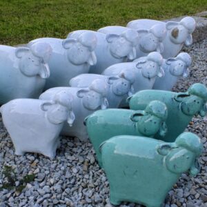 Mouton en terre cuite