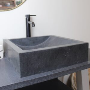 Vasque en granit noir
