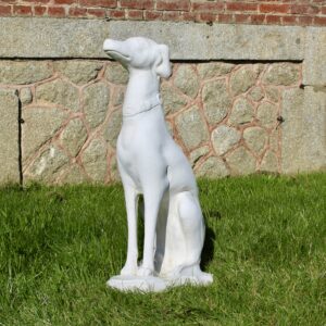 Statue chien lévrier