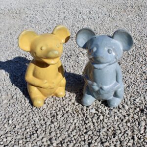 Souris en terre cuite
