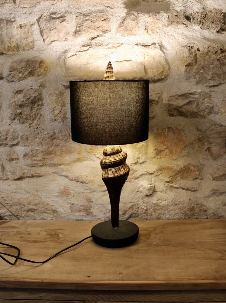 lampe coquillage
