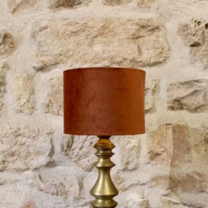 abat-jour rouge brique