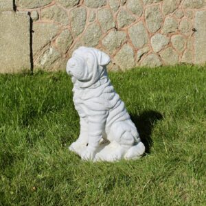 Statue chien shar-pei