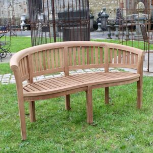 Georges - Banc de jardin en bois Teck