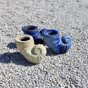 coquillage escargot en terre cuite