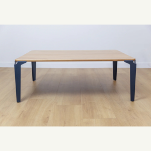 table biarritz bleu acier