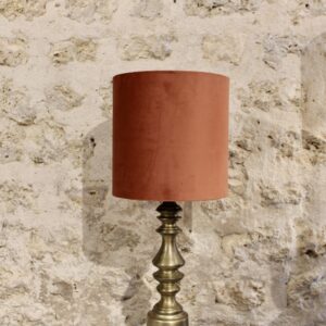 abat jour rouge brique