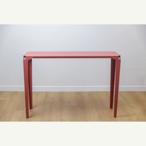 Atelier percheron - Console Chantilly rose sablé (110 x 28 cm)