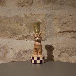 bougeoir chat