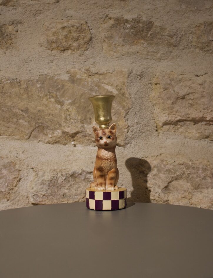 bougeoir chat