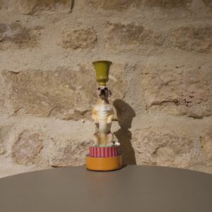 bougeoir chien