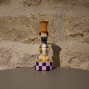 bougeoir chien