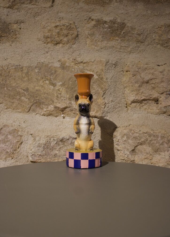 bougeoir chien