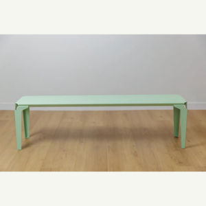 Atelier percheron - Banc Toulouse vert pastel (160 x 34 cm)