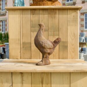 Poule en fonte