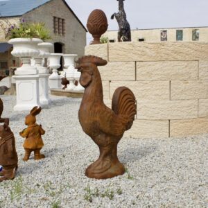 Coq en fonte
