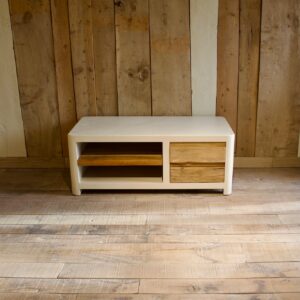 Sienne - Table basse en bois et résine