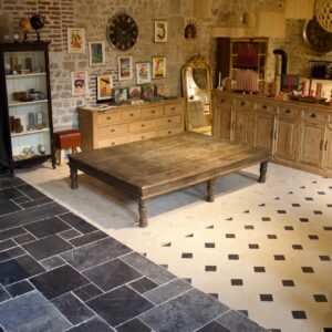 Viseu - Grande table basse ancienne en bois