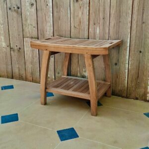 Josie - Table d'appoint extérieur en bois teck
